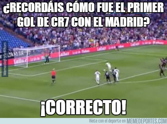 414944 - ¿Recordáis cómo fue el primer gol de CR7 con el Madrid?