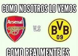 Enlace a Arsenal vs. Borussia Dortmund ¿partidazo esta noche?