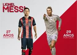 Enlace a Números de Messi y Cristiano desde el 2009/2010
