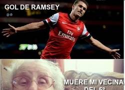 Enlace a Ops, otro gol de Ramsey, 0-2 para el Arsenal