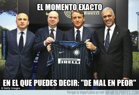 420490 - Con Mancini, el Inter va de mal en peor