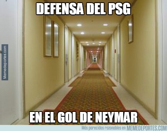 421612 - Defensa del PSG en el gol de Neymar