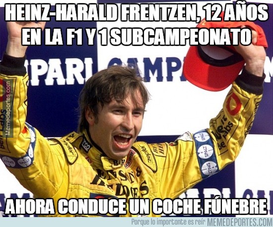 422390 - Heinz-Harald Frentzen, de la F1 a llevar un coche fúnebre