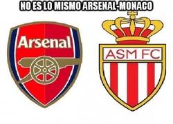 Enlace a No es lo mismo Arsenal-Monaco