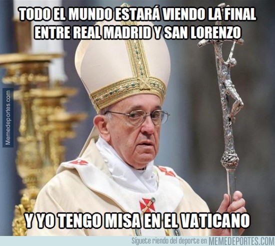 425149 - El Papa Francisco tiene misa durante la final del Mundialito