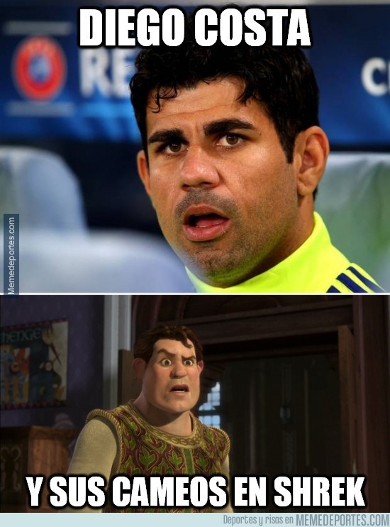 425204 - Diego Costa y sus cameos en Shrek