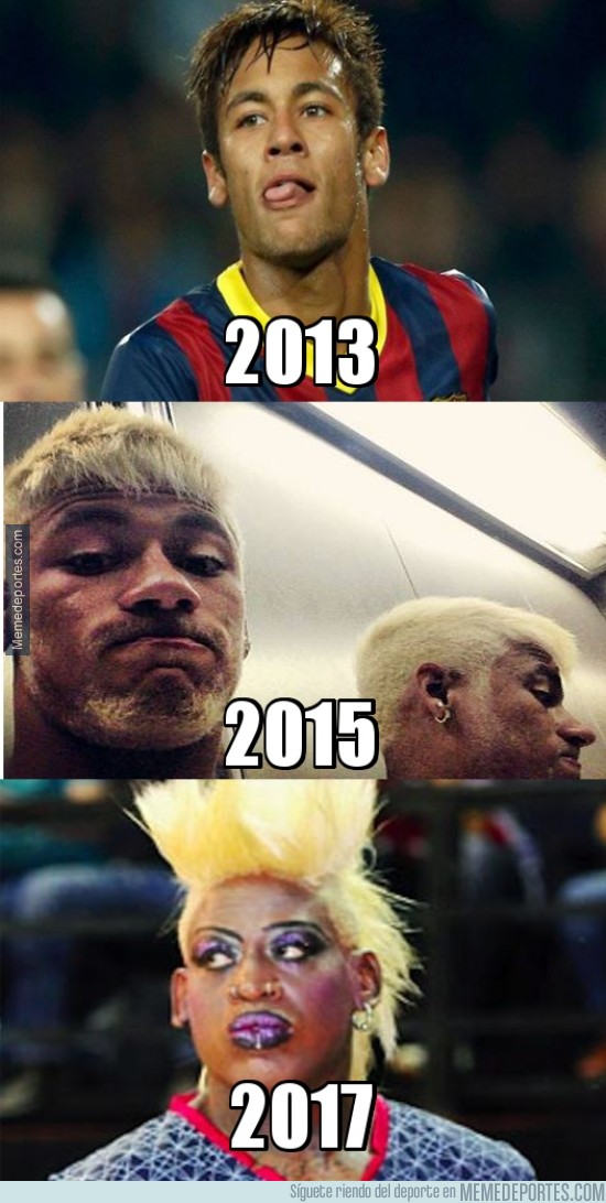 429130 - Evolución del look de Neymar