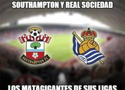 Enlace a Southampton y Real Sociedad, matagigantes