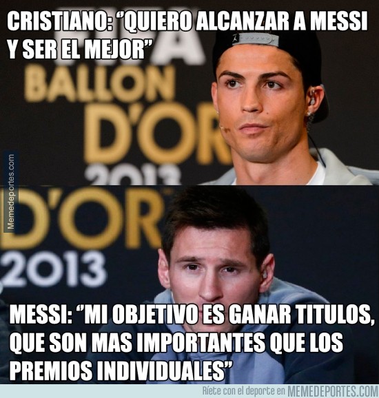 433999 - Diferencias entre Messi y Cristiano