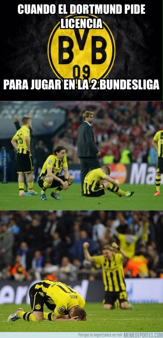435494 - Cuando ves que el Borussia Dortmund ve ya el descenso como una posibilidad