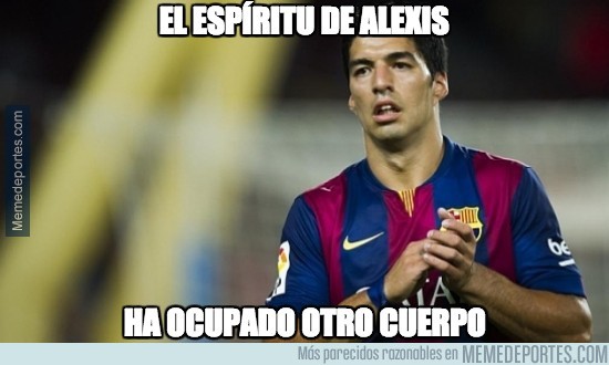 437339 - El espíritu de Alexis ha ocupado a Luis Suárez