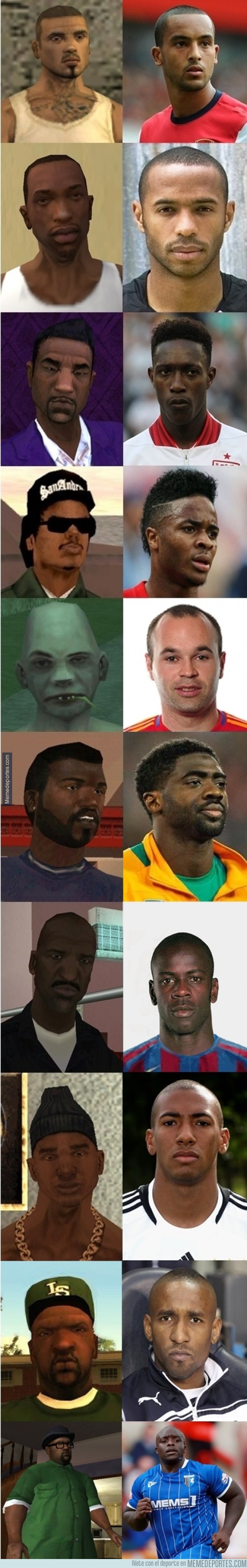 437511 - Personajes de GTA San Andreas y sus parecidos futbolistas