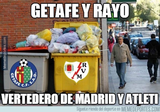437976 - Getafe y Rayo, vertedero de Madrid y Atleti