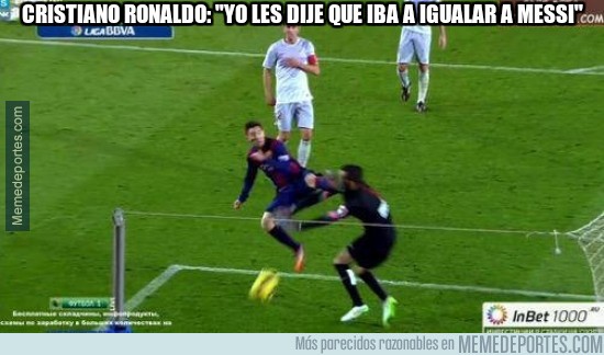438338 - Messi y Cristiano, parecidos razonables