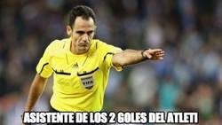 Enlace a Aquí tenemos al asistente de los 2 goles del Atleti