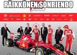 Enlace a Räikkönen sonriendo