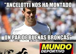 Enlace a Bale lanzando carnaza de venganza a sport y MD