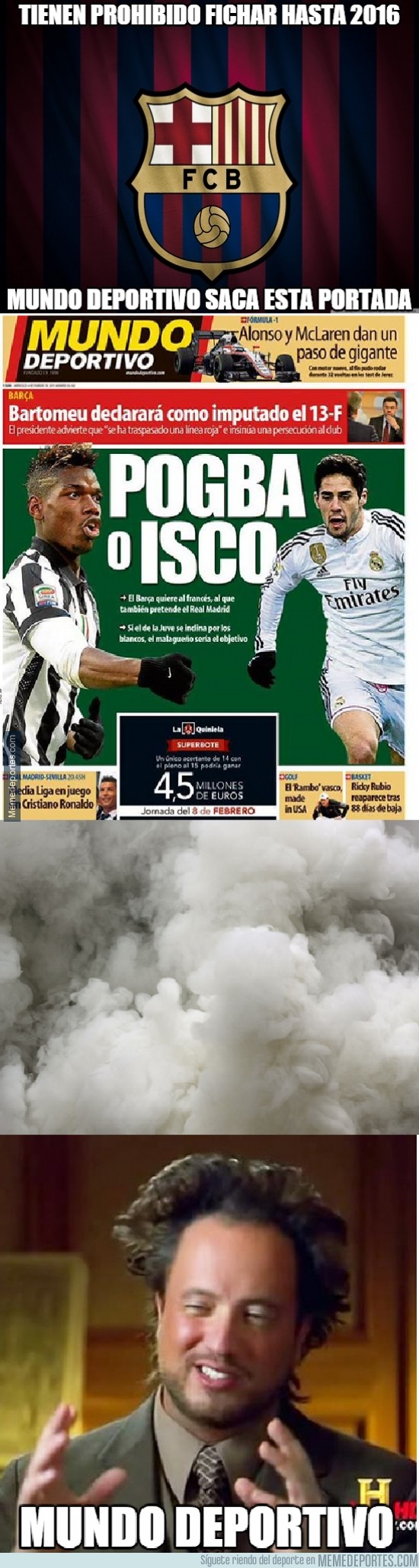 444075 - Mundo Deportivo y su afán de sacar humo sin parar