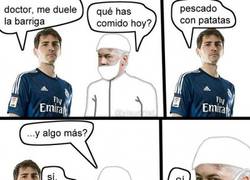 Enlace a Casillas visita a su médico