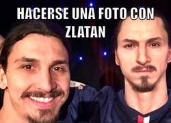 Enlace a Sólo Zlatan es capaz de hacerse una foto con Zlatan