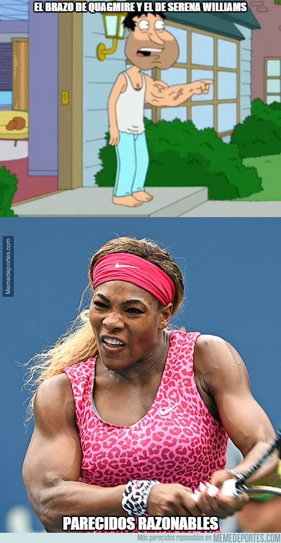 451099 - El brazo de Quagmire y el de Serena Williams