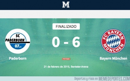 453473 - Espectacular el Bayern una vez más. Set y partido. Mira en nuestro directo todos los goles