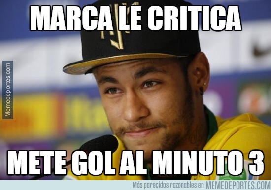 464235 - El efecto gafe del Marca en Neymar