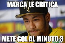 Enlace a El efecto gafe del Marca en Neymar
