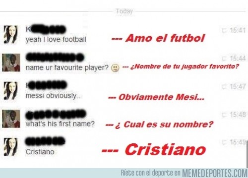 465987 - Cristiano Messi, gran jugador mejor persona