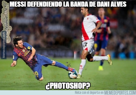 468308 - Messi tiene que hacer su trabajo y el de Dani Alves