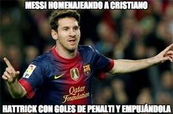 Enlace a Messi hace un homenaje a Cristiano