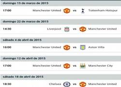 Enlace a Difícil calendario para el Manchester United hasta Abril