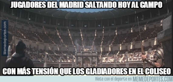 477516 - ¿Contentarán hoy los gladiadores del Madrid a su exigente público?