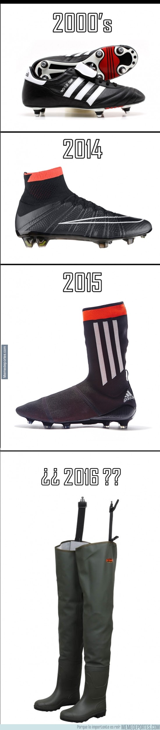 477649 - La evolución de las botas de fútbol
