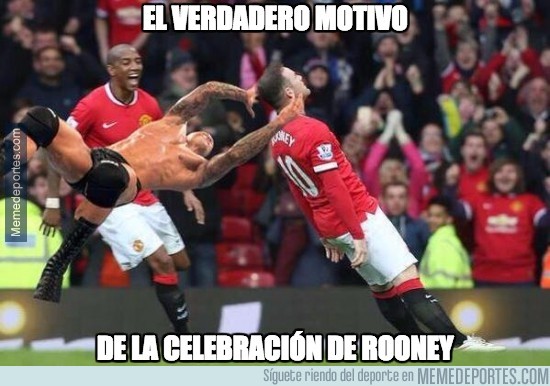 478042 - El verdadero motivo de la celebración de Rooney