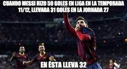 Enlace a Apuesta cuántos goles hará Messi en Liga y al final de la liga veremos quién lleva la razón