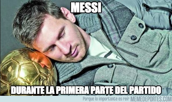 486890 - ¿Messi se ha quedado en los vestidores?