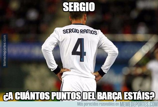 487212 - Sergio, ¿a cuántos puntos del Barça estáis?