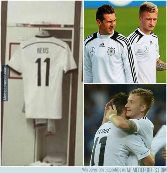 489572 - Marco Reus llevará el histórico dorsal 11 de Miroslav Klose con la Selección de Alemania