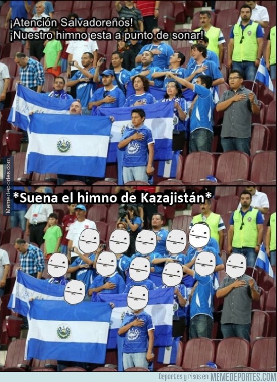 492079 - Reacción de los aficionados de El Salvador