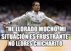 Enlace a Chicharito no está tan mal cómo piensa en el Real Madrid