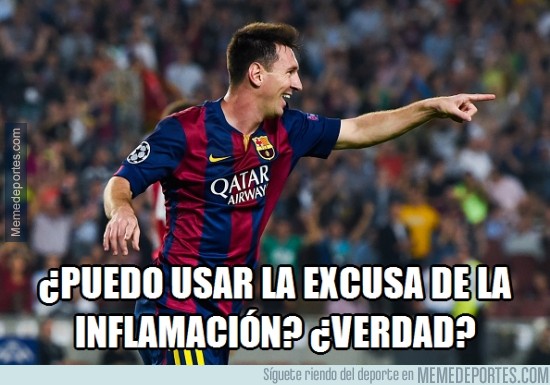 500156 - Messi puede sacar la excusa que no estaba del todo recuperado