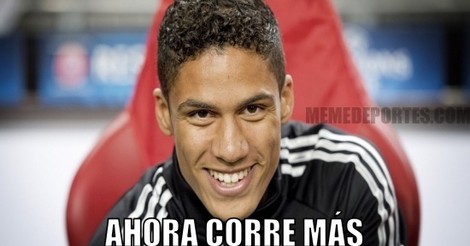 [ MEMEDEPORTES ] Espectacular la velocidad de Varane