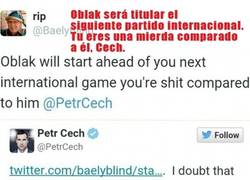 Enlace a Si vas a trollear a Petr Cech en Twitter, al menos ten la información correcta