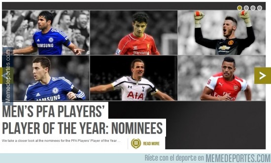 511125 - La PFA escogió 6 nominados para jugador del año de la Premier. Hagan sus apuestas