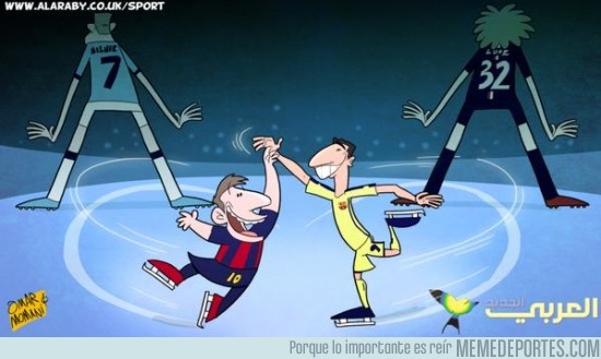 511158 - Messi y Suárez, el baile de los caños