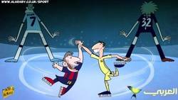 Enlace a Messi y Suárez, el baile de los caños