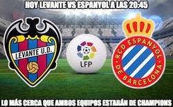 Enlace a Hoy Levante vs Espanyol a las 20:45