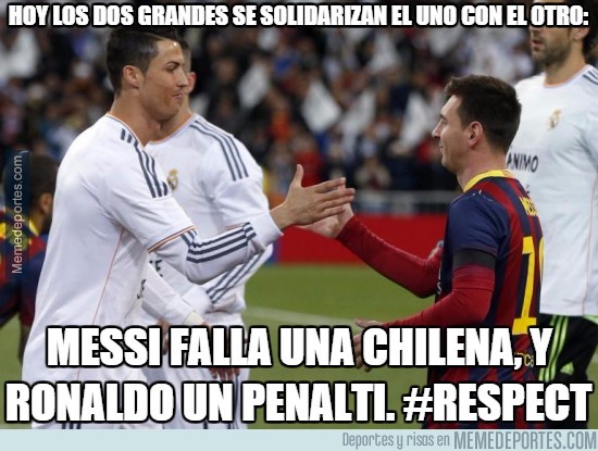 514130 - Clase de humildad de Cristiano y Messi