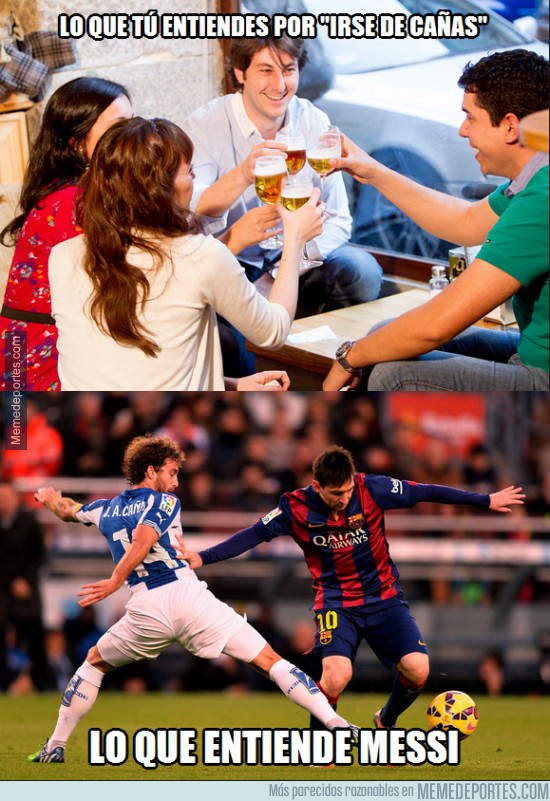521868 - A Messi le gusta irse de Cañas
